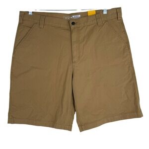 Carhartt Rugged Flex Relaxed Fit‎ Canvas Work Shorts Mens Size 40 BS2514-M NEW